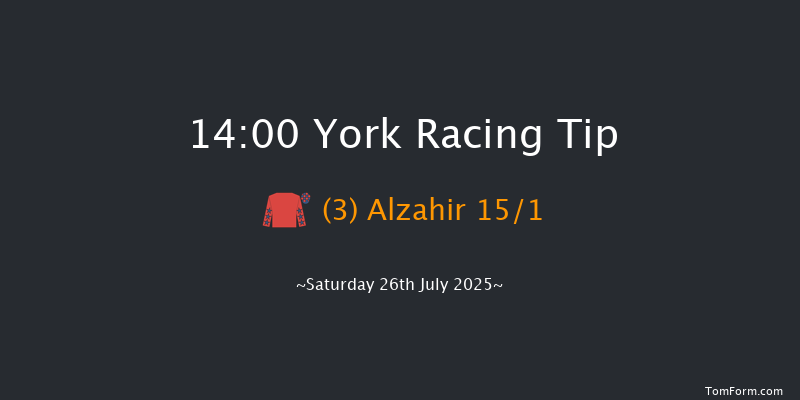 York 14-00 (Class 2) 6f Fri 25th Jul 2025