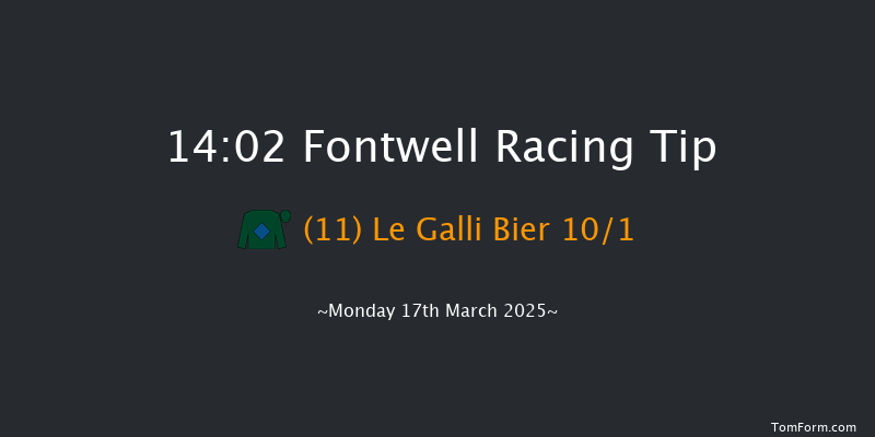 Fontwell  14:02 Maiden Hurdle (Class 4) 19f Thu 6th Mar 2025