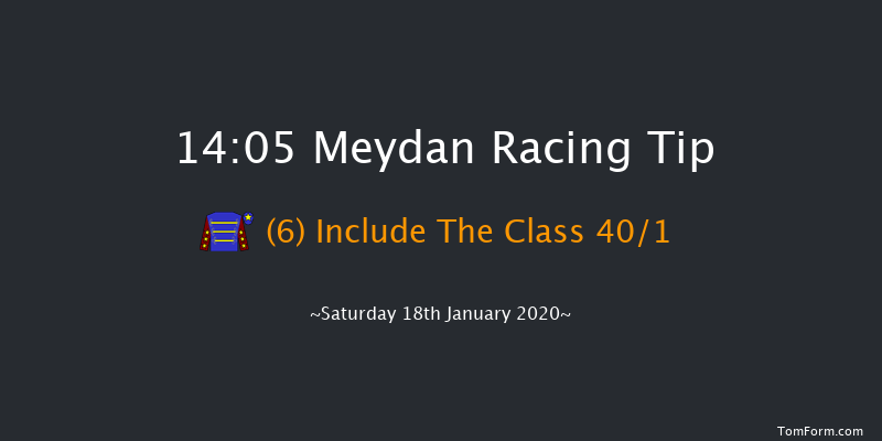 Meydan 14:05 1m 15 run Lincoln Continental Maiden Stakes Thu 16th Jan 2020