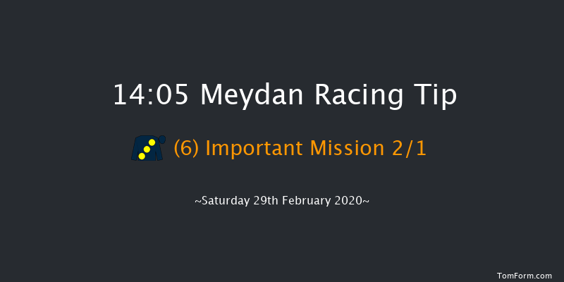 Mina Handicap - Fast Meydan 14:05 6f 7 run Mina Handicap - Fast Thu 27th Feb 2020