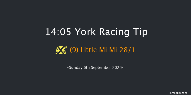 York 14-05 (Class 4) 5f Sat 22nd Aug 2026