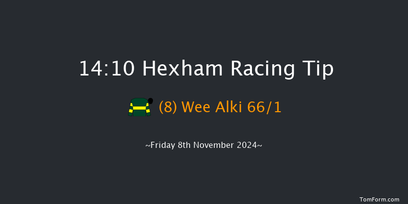 Hexham  14:10 Maiden Hurdle (Class 4) 20f Sat 12th Oct 2024