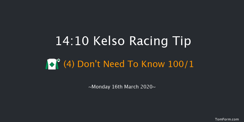 William Hill Leading Racecourse Bookmaker Novices' Hurdle Kelso 14:10 Maiden Hurdle (Class 4) 16f Sat 29th Feb 2020