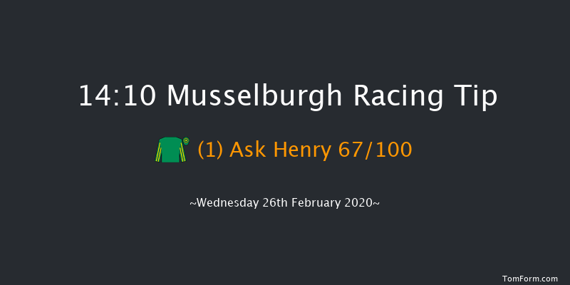 Jumping For Joy On Racing TV Maiden Hurdle Musselburgh 14:10 Maiden Hurdle (Class 4) 20f Tue 18th Feb 2020