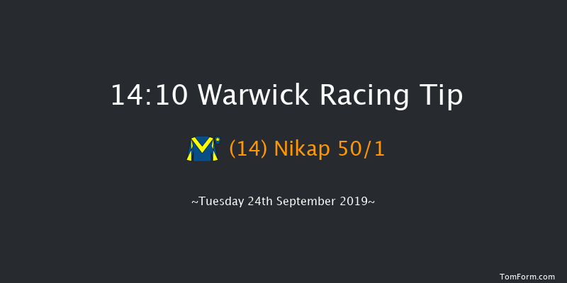 Warwick 14:10 Maiden Hurdle (Class 4) 16f Mon 23rd Sep 2019