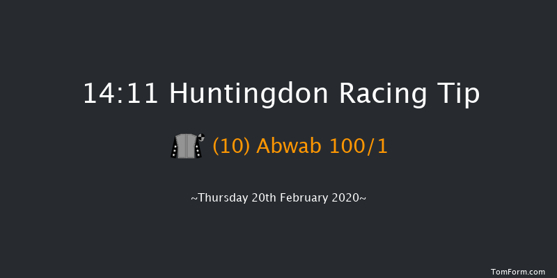 Betway Novices' Hurdle (Div 2) Huntingdon 14:11 Maiden Hurdle (Class 4) 16f Thu 6th Feb 2020