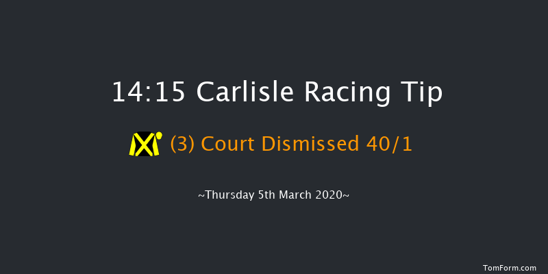 racingtv.com 'Hands And Heels' Handicap Hurdle (Conditionals'/Amateurs') Carlisle 14:15 Handicap Hurdle (Class 5) 19f Mon 17th Feb 2020