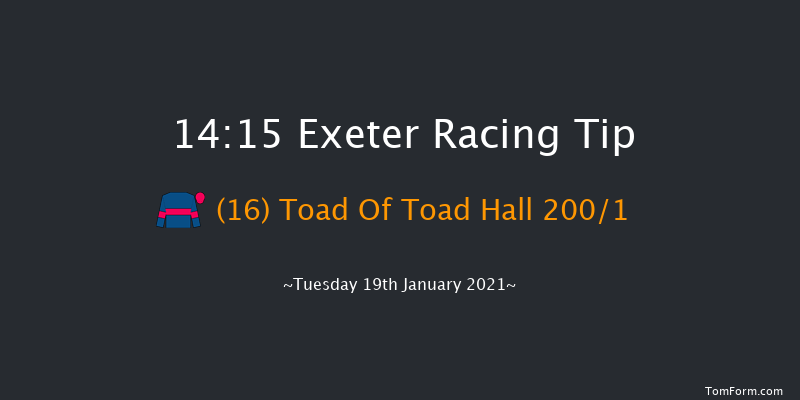 Follow RacingTV On Twitter Now Maiden Hurdle (GBB Race) Exeter 14:15 Maiden Hurdle (Class 4) 17f Sun 10th Jan 2021