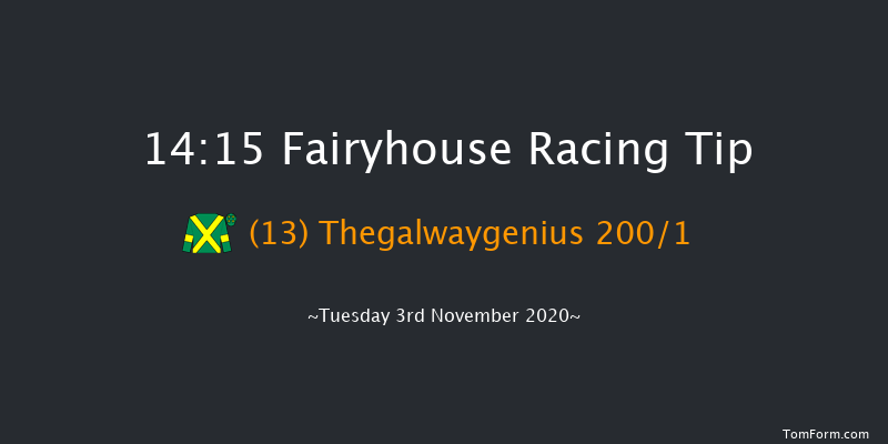 Glenview And Rathbarry Stud Maiden Hurdle Fairyhouse 14:15 Maiden Hurdle 16f Tue 20th Oct 2020