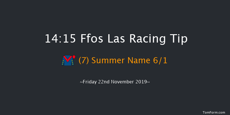 Ffos Las 14:15 Maiden Hurdle (Class 4) 20f Sun 10th Nov 2019