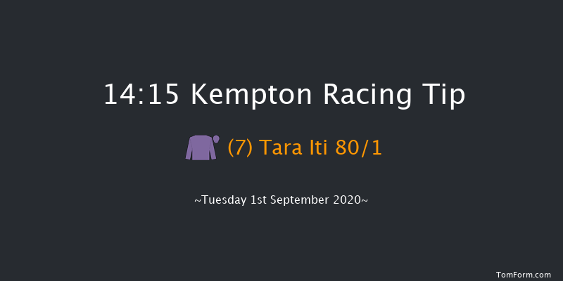 British Stallion Studs EBF Maiden Stakes Kempton 14:15 Maiden (Class 5) 8f Tue 18th Aug 2020