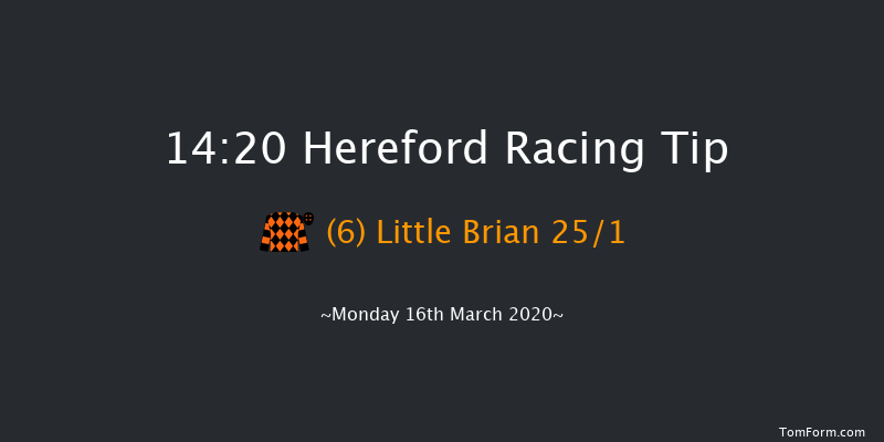 Appliance Solutions Ledbury Maiden Hurdle Hereford 14:20 Maiden Hurdle (Class 5) 16f Sat 7th Mar 2020