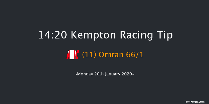 Kempton 14:20 Handicap (Class 4) 6f Sat 11th Jan 2020