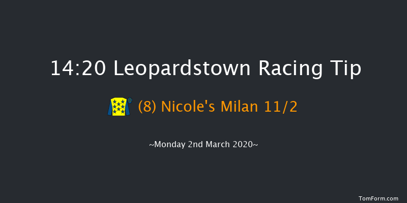 Tri Equestrian Handicap Hurdle (80-109) Leopardstown 14:20 Handicap Hurdle 24f Sun 1st Mar 2020