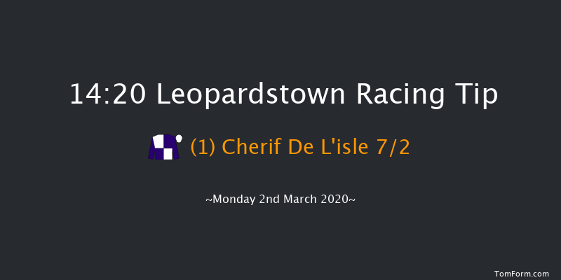 Tri Equestrian Handicap Hurdle (80-109) Leopardstown 14:20 Handicap Hurdle 24f Sun 1st Mar 2020