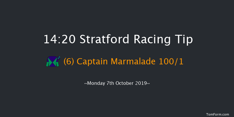 Stratford 14:20 Maiden Hurdle (Class 4) 16f Sat 7th Sep 2019