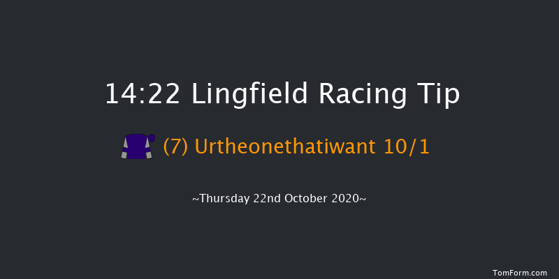 Visit attheraces.com/jumps Handicap Hurdle Lingfield 14:22 Handicap Hurdle (Class 4) 23f Thu 15th Oct 2020