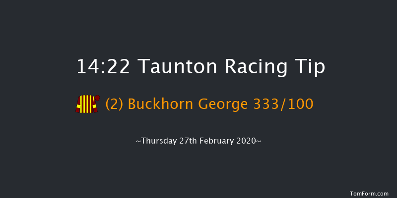 Brendon Soper Memorial Novices' Hurdle Taunton 14:22 Maiden Hurdle (Class 4) 19f Sun 2nd Feb 2020