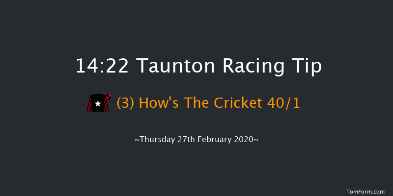 Brendon Soper Memorial Novices' Hurdle Taunton 14:22 Maiden Hurdle (Class 4) 19f Sun 2nd Feb 2020
