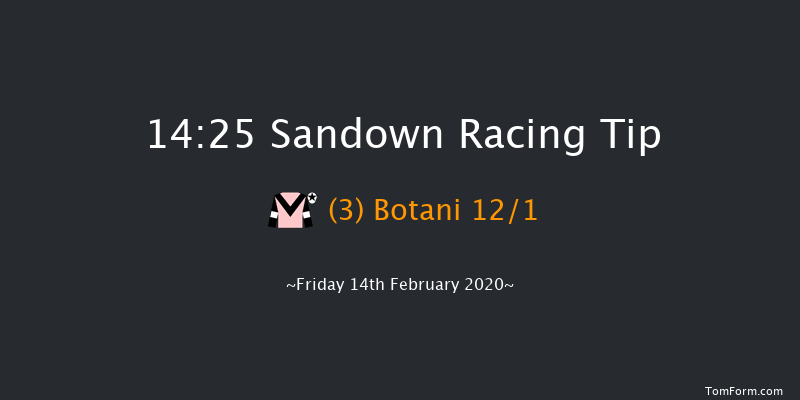 Weatherbys TBA Jane Seymour Mares' Novices' Hurdle (Grade 2) Sandown 14:25 Maiden Hurdle (Class 1) 20f Sat 1st Feb 2020
