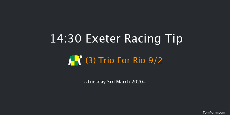 Weatherbys TBA Chase (Novices' Limited Handicap) Exeter 14:30 Handicap Chase (Class 3) 24f Fri 21st Feb 2020