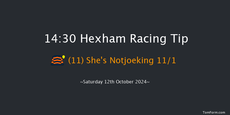 Hexham  14:30 Maiden Hurdle (Class 4) 16f Fri 4th Oct 2024
