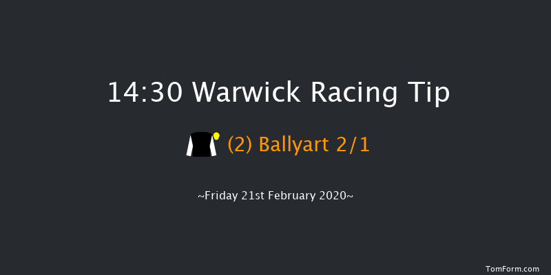 Racingtv.com/freetrial Novices' Handicap Chase Warwick 14:30 Handicap Chase (Class 4) 20f Sat 8th Feb 2020