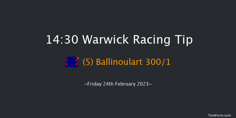 Warwick 14:30 Maiden Hurdle (Class 4) 19f Sat 11th Feb 2023