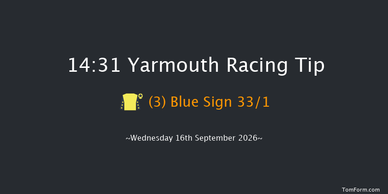 Yarmouth 14-31 (Class 4) 6f Tue 15th Sep 2026