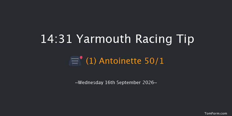 Yarmouth 14-31 (Class 4) 6f Tue 15th Sep 2026