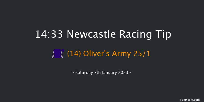 Newcastle 14:33 Maiden Hurdle (Class 4) 17f Wed 4th Jan 2023