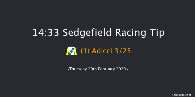 British EBF 'National Hunt' Novices' Hurdle Sedgefield 14:33 Maiden Hurdle (Class 4) 17f Tue 4th Feb 2020