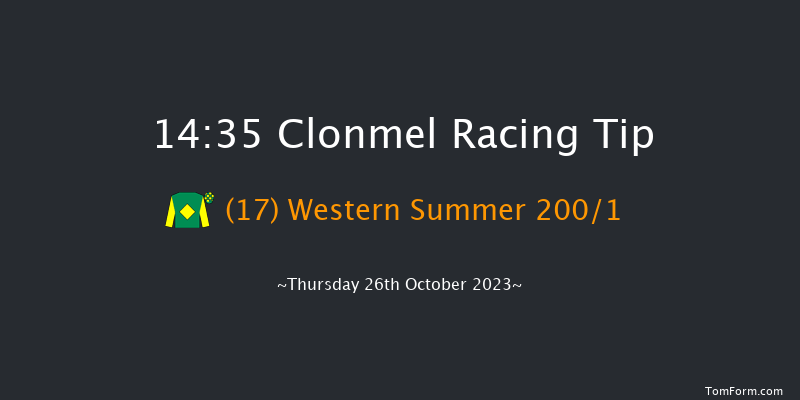 Clonmel 14:35 Maiden Hurdle 20f Thu 28th Sep 2023