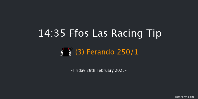 Ffos Las  14:35 Maiden Hurdle (Class 4) 20f Thu 6th Feb 2025