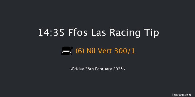 Ffos Las  14:35 Maiden Hurdle (Class 4) 20f Thu 6th Feb 2025