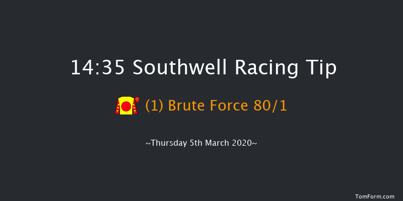 Bombardier Golden Beer Median Auction Maiden Stakes Southwell 14:35 Maiden (Class 5) 8f Tue 3rd Mar 2020