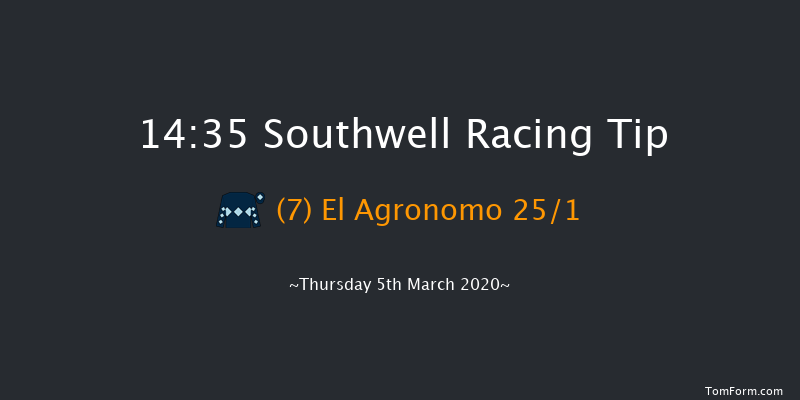 Bombardier Golden Beer Median Auction Maiden Stakes Southwell 14:35 Maiden (Class 5) 8f Tue 3rd Mar 2020