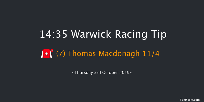 Warwick 14:35 Maiden Hurdle (Class 4) 21f Tue 24th Sep 2019