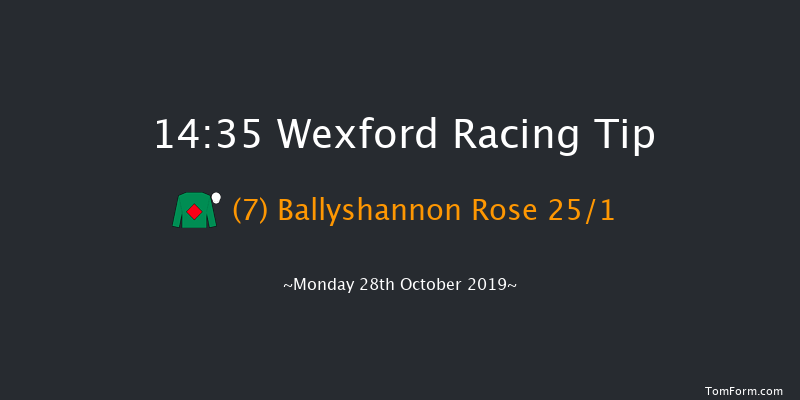 Wexford 14:35 Maiden Hurdle 20f Sun 27th Oct 2019