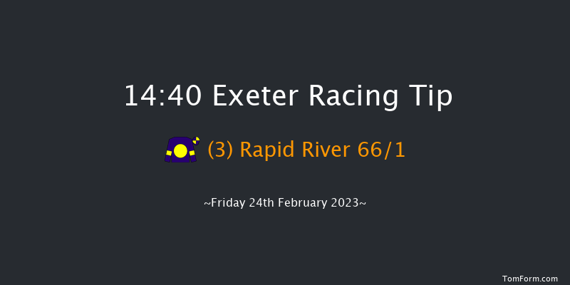 Exeter 14:40 Maiden Hurdle (Class 4) 18f Sun 12th Feb 2023
