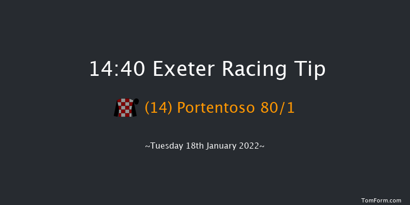 Exeter 14:40 Handicap Hurdle (Class 4) 18f Tue 11th Jan 2022