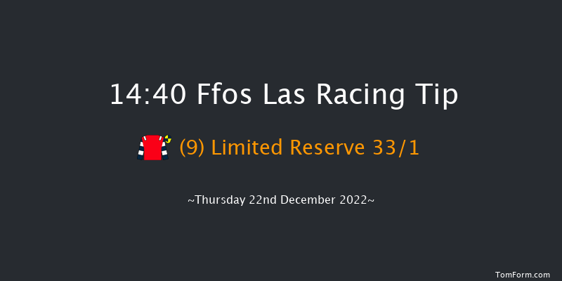 Ffos Las 14:40 Handicap Hurdle (Class 3) 20f Fri 25th Nov 2022