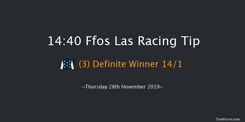 Ffos Las 14:40 Handicap Hurdle (Class 5) 20f Fri 22nd Nov 2019