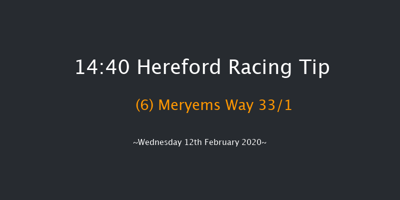 Kerry Soldier Blue Fillies' Juvenile Maiden Hurdle Hereford 14:40 Maiden Hurdle (Class 4) 16f Thu 19th Dec 2019