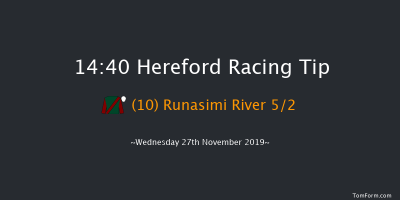 Hereford 14:40 Handicap Hurdle (Class 3) 20f Tue 12th Nov 2019