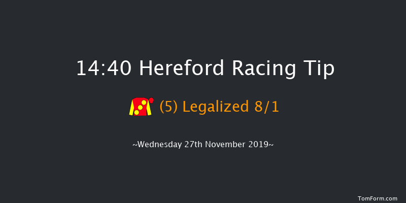 Hereford 14:40 Handicap Hurdle (Class 3) 20f Tue 12th Nov 2019