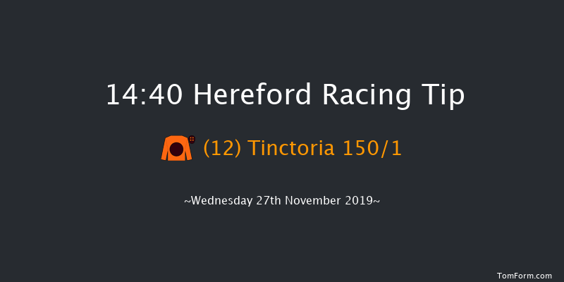 Hereford 14:40 Handicap Hurdle (Class 3) 20f Tue 12th Nov 2019