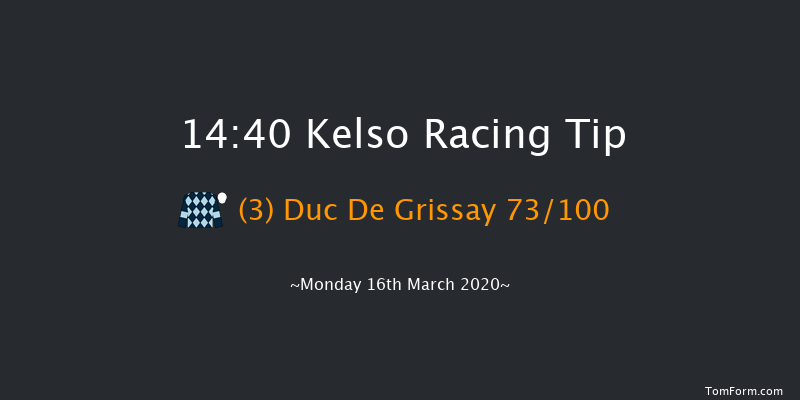 Watch Racing TV In Stunning HD Novices' Handicap Chase Kelso 14:40 Handicap Chase (Class 4) 23f Sat 29th Feb 2020