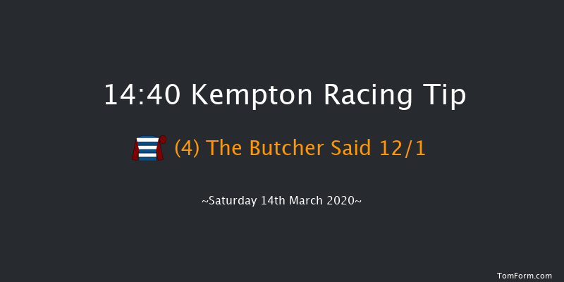 Paddy Power Silver Plate Handicap Hurdle Kempton 14:40 Handicap Hurdle (Class 2) 21f Wed 11th Mar 2020