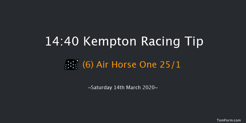 Paddy Power Silver Plate Handicap Hurdle Kempton 14:40 Handicap Hurdle (Class 2) 21f Wed 11th Mar 2020